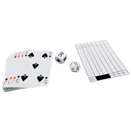 Roll and Deal dice setting the deal and the trump suit